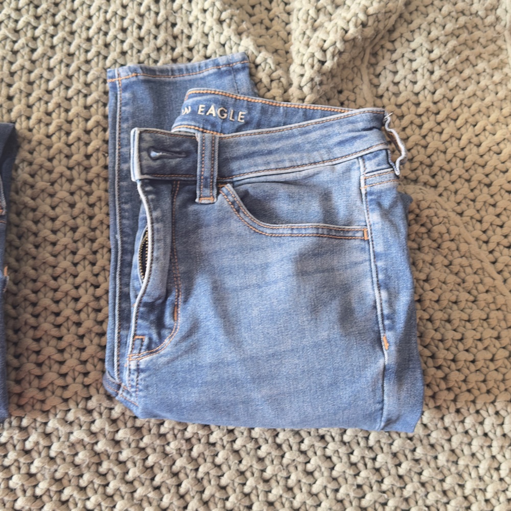 American Eagle Stretch Outfitters Medium Blue Skinny Jeans